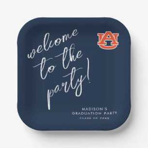 Auburn University Graduation – Auburn Tigers Paper Plates