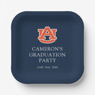 Auburn University Graduation – Auburn Tigers Paper Plates