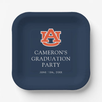 Auburn University Graduation – Auburn Tigers Paper Plates