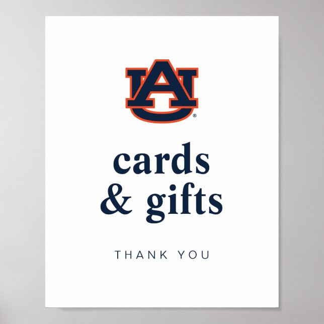 Auburn University Graduation | Auburn Tigers Poster (Front)