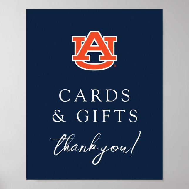 Auburn University Graduation – Auburn Tigers Poster (Front)