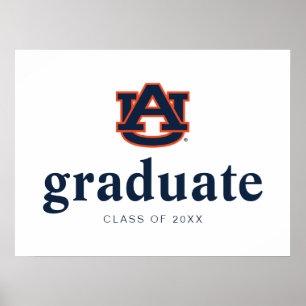 Auburn University Graduation Auburn Tigers Poster