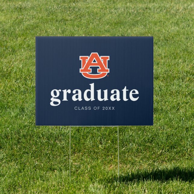 Auburn University Graduation – Auburn Tigers Sign (Insitu)
