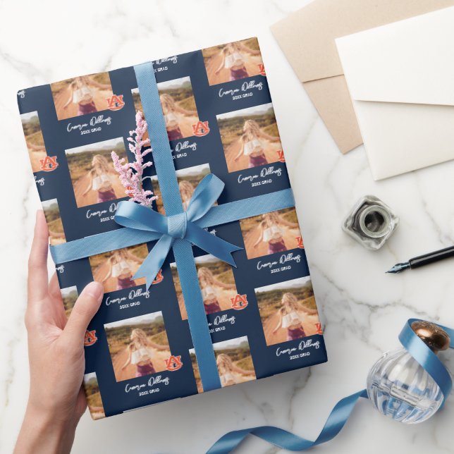 Auburn University Graduation | Auburn Tigers Wrapping Paper (Gifting)