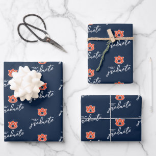 Auburn University Graduation – Auburn Tigers Wrapping Paper Sheets