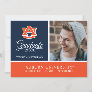 Auburn University Graduation Invitation