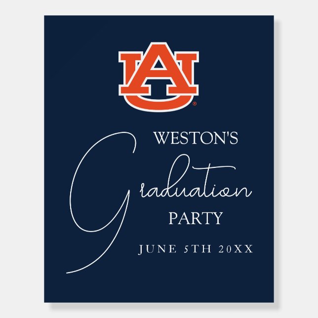 Auburn University | Graduation Party Foam Board (Front)