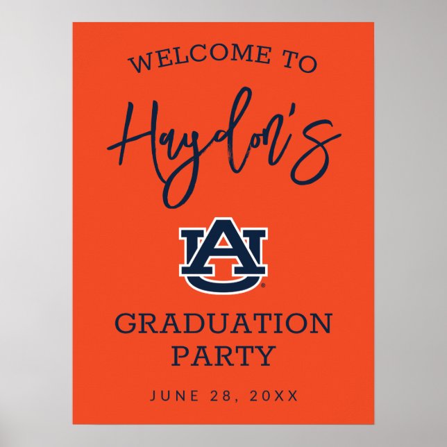 Auburn University | Graduation Party Poster (Front)