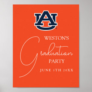 Auburn University Graduation Party Poster