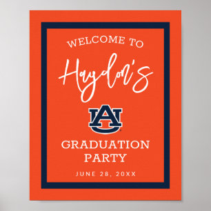 Auburn University   Graduation Party Poster