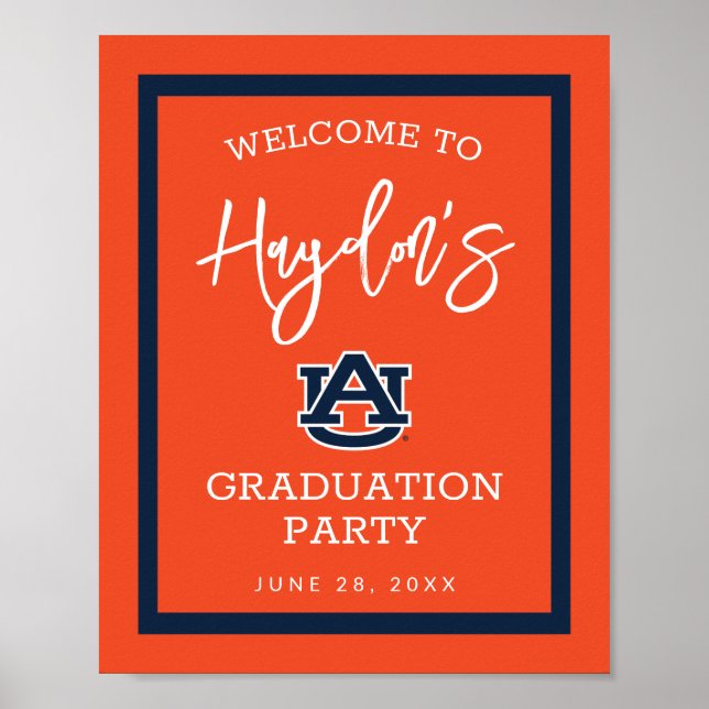 Auburn University | Graduation Party Poster (Front)