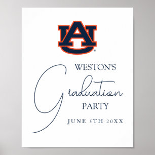 Auburn University Graduation Party Poster