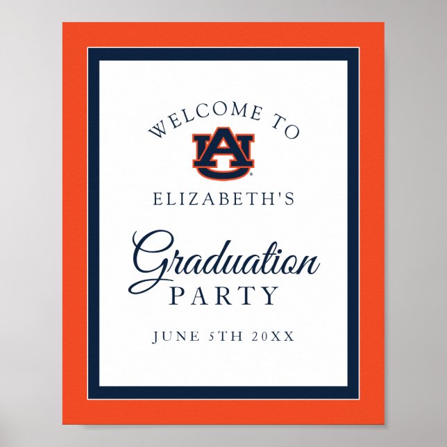 Auburn University | Graduation Poster (Front)