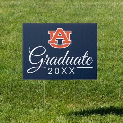 Auburn University  Graduation Sign