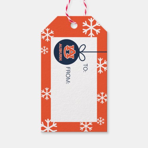 Auburn University  Holiday Gift Tags