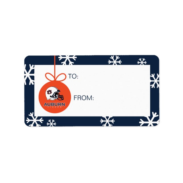Auburn University | Holiday Label (Front)