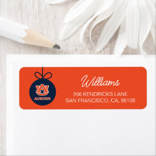 Auburn University   Holiday Label