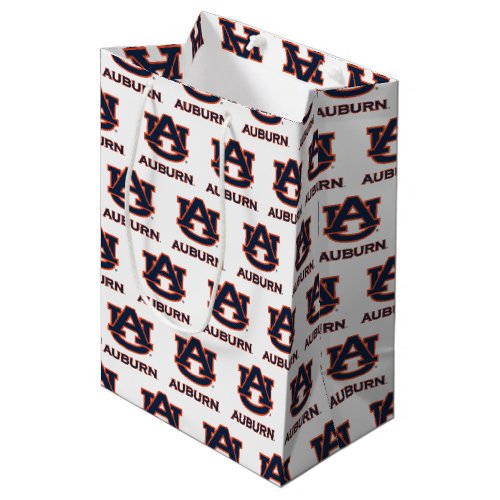 Auburn University  Holiday Medium Gift Bag