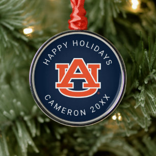 Auburn University   Holiday Metal Ornament