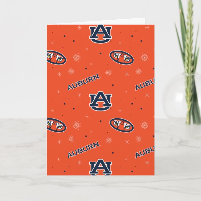 Auburn University | Holiday Pattern Card (Front)