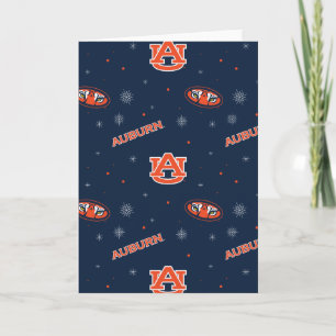 Auburn University Holiday Pattern Card