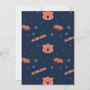 Auburn University Holiday Pattern Card