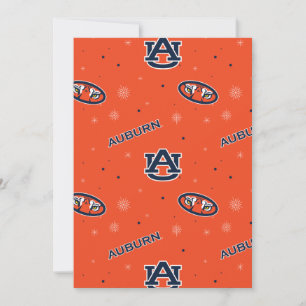 Auburn University Holiday Pattern Card