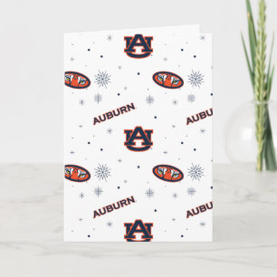Auburn University Holiday Pattern Card