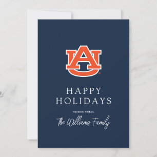 Auburn University Holiday Pattern Card