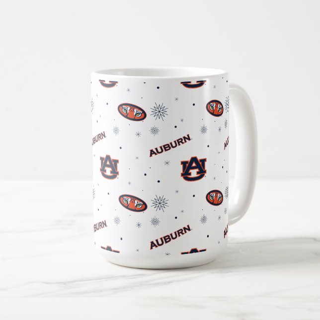 Auburn University | Holiday Pattern Coffee Mug (Front Right)