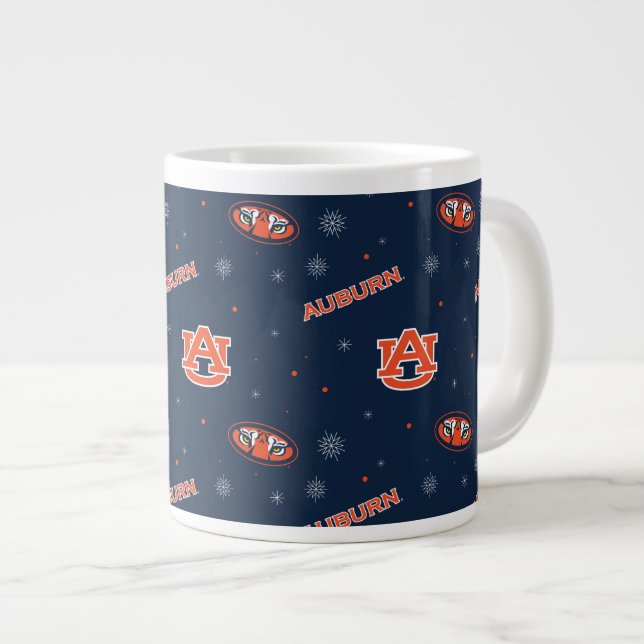 Auburn University | Holiday Pattern Giant Coffee Mug (Front Right)