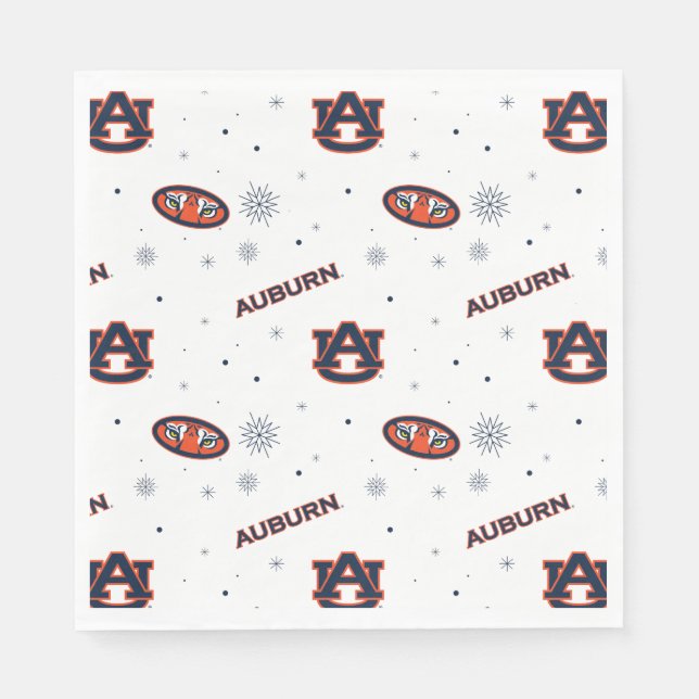 Auburn University | Holiday Pattern Napkins (Front)