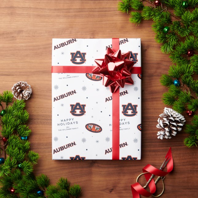 Auburn University | Holiday Pattern Wrapping Paper (Holiday Gift)