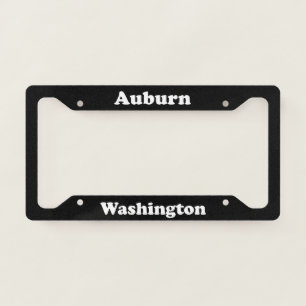 Auburn WA License Plate Frame