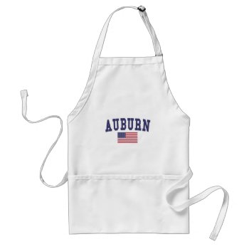 Auburn Wa Us Flag Adult Apron by republicofcities at Zazzle