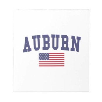 Auburn Wa Us Flag Notepad by republicofcities at Zazzle