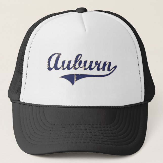 Auburn Washington Classic Design Trucker Hat (Front)