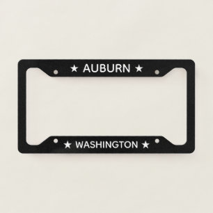 Auburn Washington Stars License Plate Frame