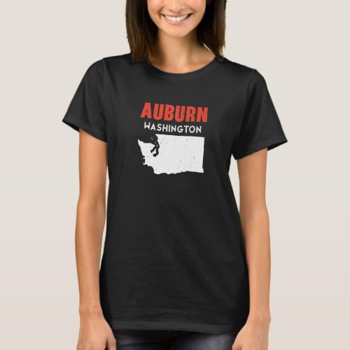 Auburn Washington USA State America Travel Washing T_Shirt