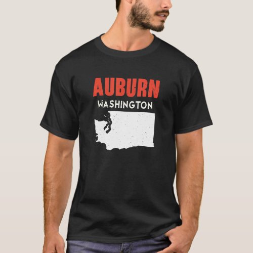 Auburn Washington USA State America Travel Washing T_Shirt