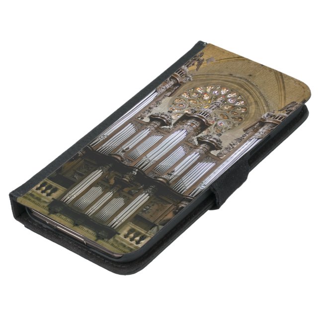 Auch Cathedral pipe organ Samsung Galaxy Wallet Case (Bottom)