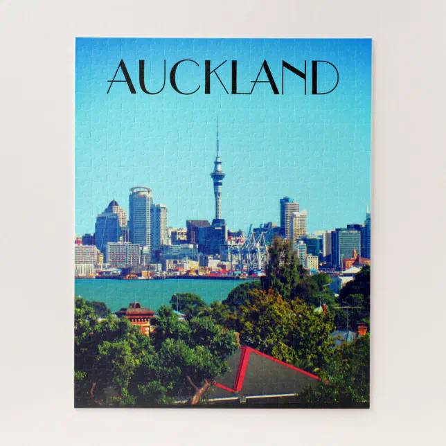 auckland city new zealand jigsaw puzzle Zazzle