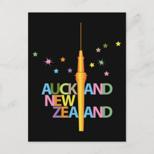 Auckland City New Zealand Postcard