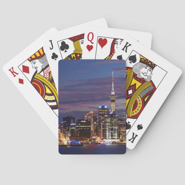 Auckland City Skyline Poker Cards (Back)