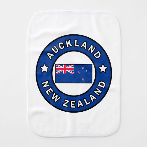 Auckland New Zealand Baby Burp Cloth