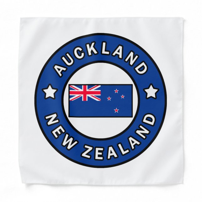 Auckland New Zealand Bandana (Front)