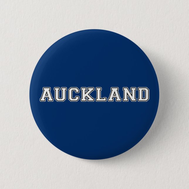 Auckland New Zealand Button (Front)
