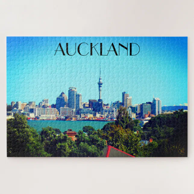 auckland new zealand jigsaw puzzle Zazzle