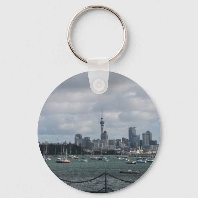 Auckland, New Zealand Keychain (Front)