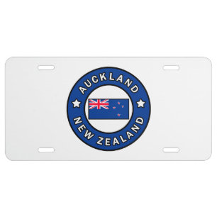Auckland New Zealand License Plate